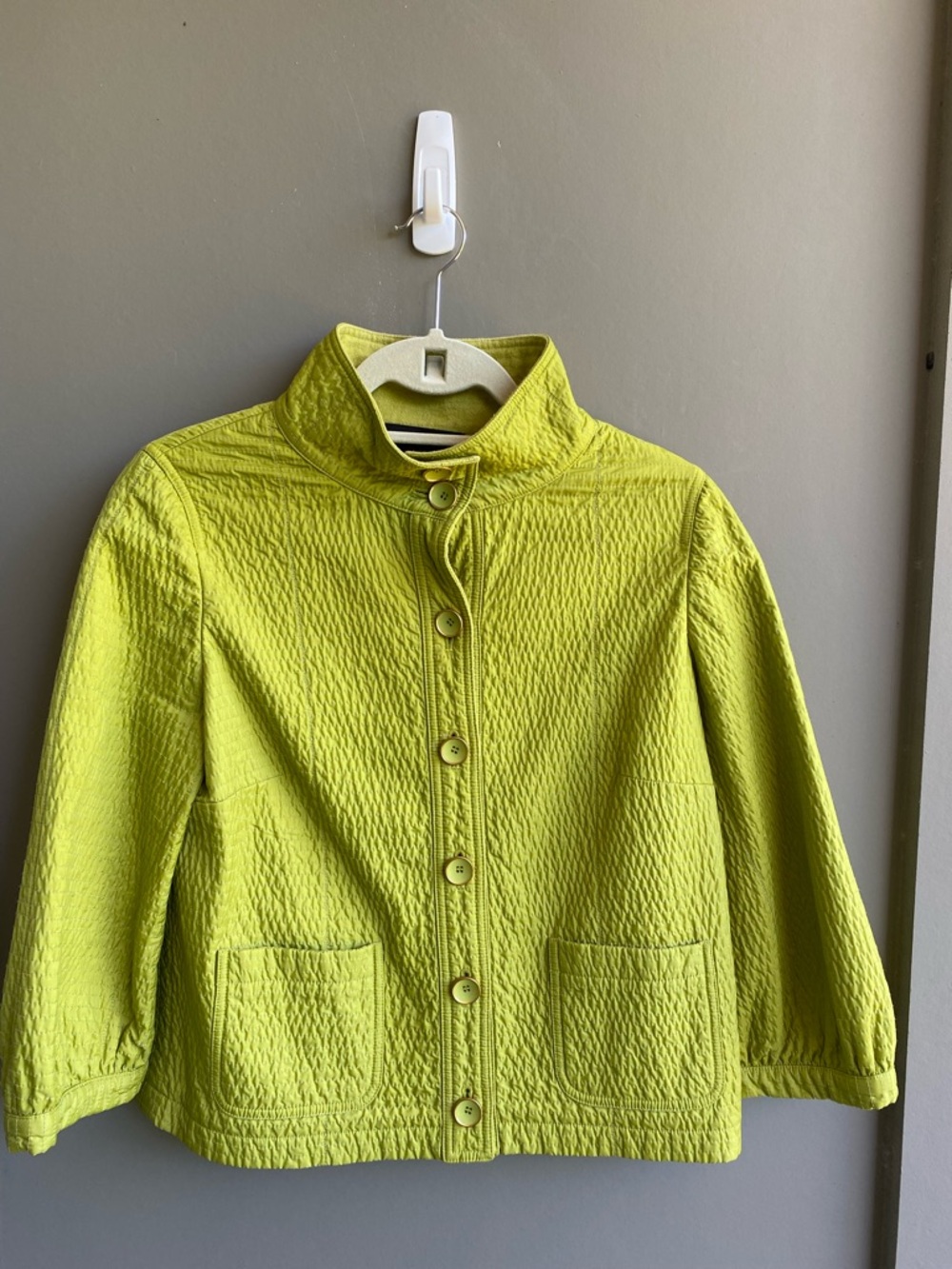 Carlisle quilted jacket balloon sleeves size 4